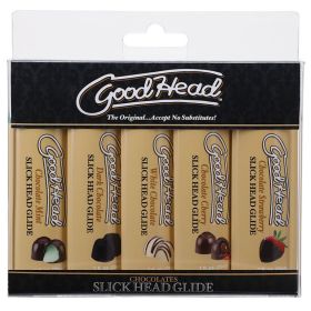 GoodHead Slick Head Glide Chocolate 1oz 5Pk