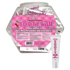 BootyCall Anal Numbing Gel Cherry 10ml Fishbowl of 65pcs