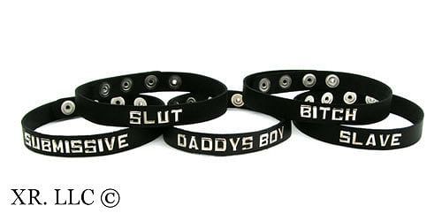 Leather ID Collars- Slut