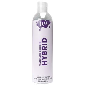 Wet Hybrid Luxury Water / Silicone Blend Based Lubricant (Option: 8oz)